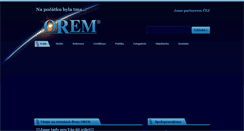 Desktop Screenshot of orem.cz