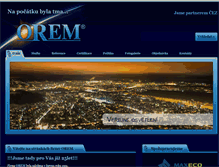 Tablet Screenshot of orem.cz