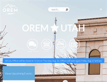 Tablet Screenshot of orem.org